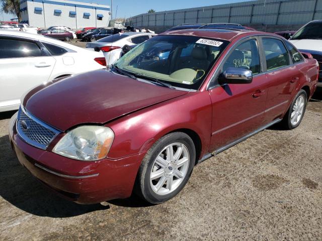 1FAHP25195G154755 - 2005 FORD FIVE HUNDR RED photo 2
