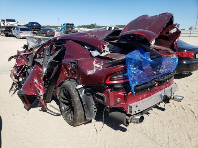 2C3CDXGJ6LH251411 - 2020 DODGE CHARGER SC MAROON photo 3