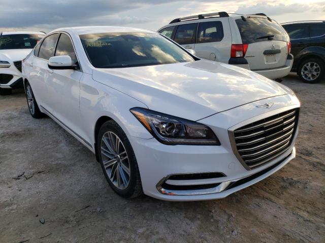 KMHGN4JE7KU295882 - 2019 GENESIS G80 BASE WHITE photo 1