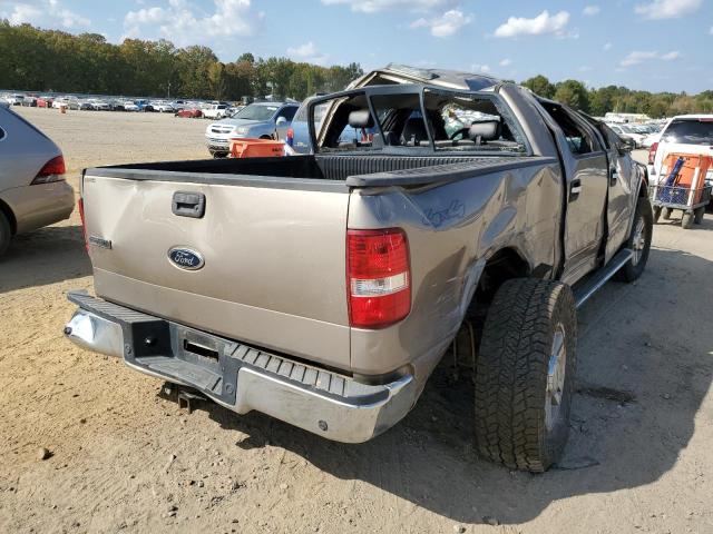 1FTPW14554KD41445 - 2004 FORD F150 SUPER GOLD photo 4