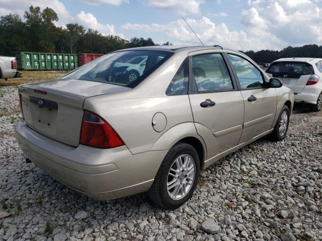 1FAFP34N67W183723 - 2007 FORD FOCUS ZX4 TAN photo 4