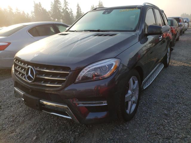 4JGDA5HB0FA476748 - 2015 MERCEDES-BENZ ML 350 4MA UNKNOWN - NOT OK FOR INV. photo 2