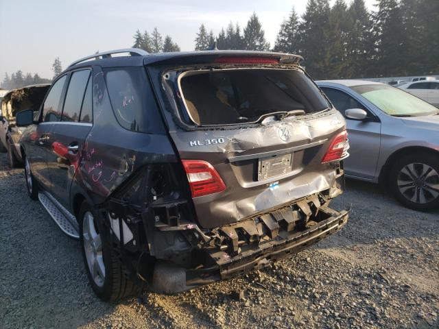 4JGDA5HB0FA476748 - 2015 MERCEDES-BENZ ML 350 4MA UNKNOWN - NOT OK FOR INV. photo 3