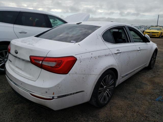 KNALN4D78E5144061 - 2014 KIA CADENZA PR WHITE photo 4