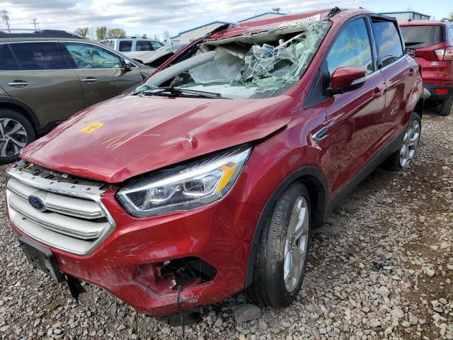 1FMCU9J93KUA84342 - 2019 FORD ESCAPE TIT RED photo 2