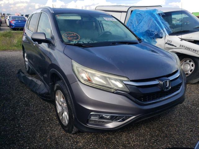 2HKRM3H72FH522879 - 2015 HONDA CR-V EXL GRAY photo 1