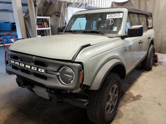 1FMDE5BH9MLA84466 - 2021 FORD BRONCO BAS GRAY photo 2