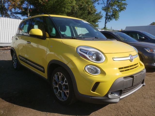 ZFBCFADHXEZ013653 - 2014 FIAT 500L TREKK YELLOW photo 1