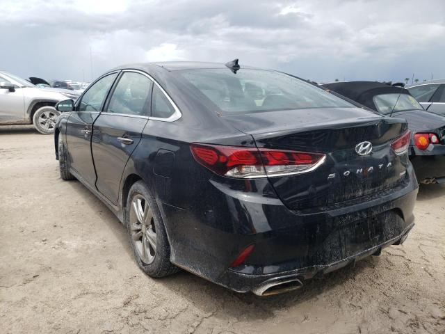 5NPE34AF7JH639455 - 2018 HYUNDAI SONATA SPO BLACK photo 3