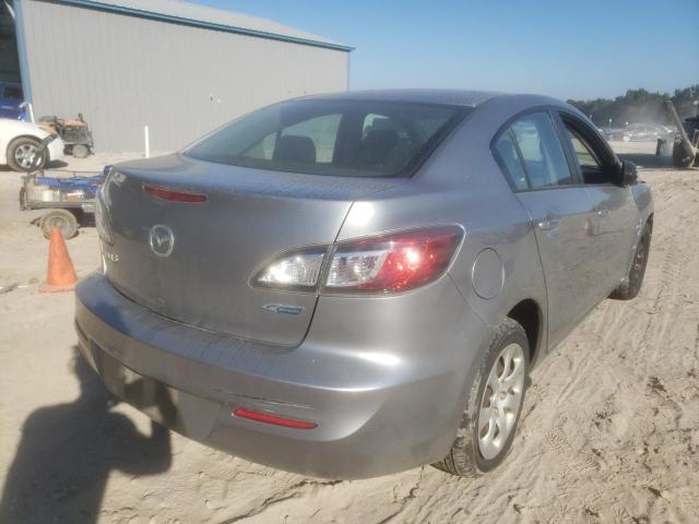 JM1BL1U70D1812590 - 2013 MAZDA 3 I SILVER photo 4