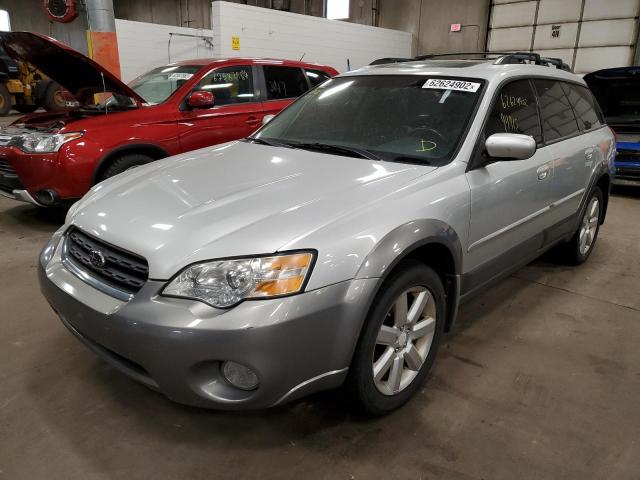 4S4BP62C177305146 - 2007 SUBARU OUTBACK OU SILVER photo 2