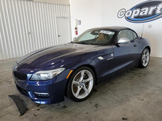 WBALM1C55CE633743 - 2012 BMW Z4 SDRIVE3 BLUE photo 2