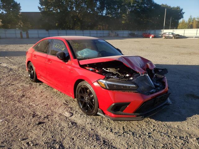 2HGFE2F53NH553353 - 2022 HONDA CIVIC SPOR RED photo 1