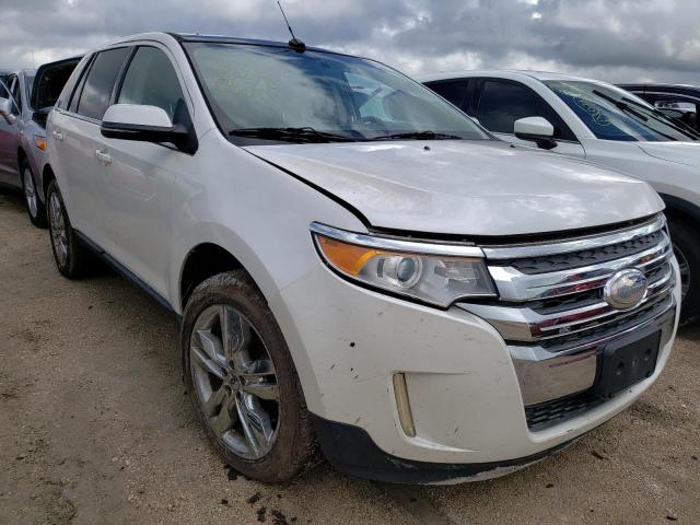 2FMDK4KC7DBB16516 - 2013 FORD EDGE LIMIT WHITE photo 1