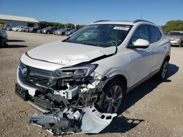 KL4MMFS28LB126732 - 2020 BUICK ENCORE GX WHITE photo 2