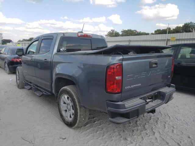 1GCGSCEN8M1216581 - 2021 CHEVROLET COLORADO L GRAY photo 3