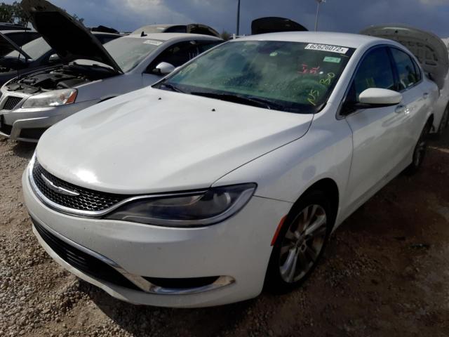 1C3CCCAB7GN157676 - 2016 CHRYSLER 200 LIMITE WHITE photo 2