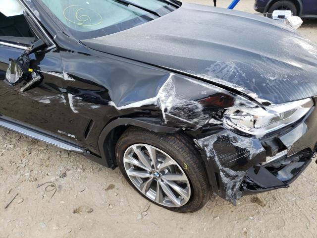 5UXTR9C5XJLC75861 - 2018 BMW X3 XDRIVE3 BLACK photo 9