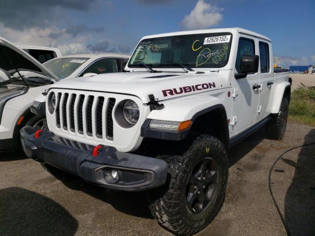 1C6JJTBG8LL110544 - 2020 JEEP GLADIATOR WHITE photo 2