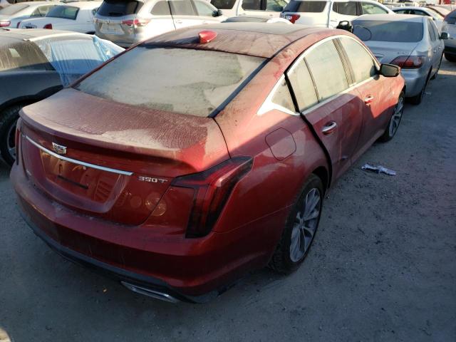 1G6DT5RK0M0133117 - 2021 CADILLAC CT5 PREMIU RED photo 4