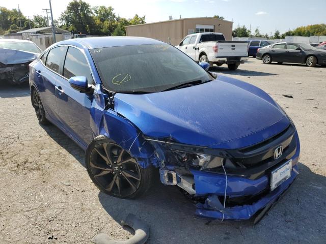 2HGFC2E89LH527497 - 2020 HONDA CIVIC SPOR BLUE photo 1