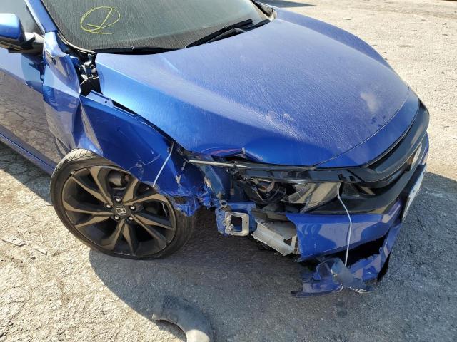 2HGFC2E89LH527497 - 2020 HONDA CIVIC SPOR BLUE photo 9
