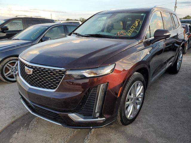 1GYKPCRS7LZ207490 - 2020 CADILLAC XT6 PREMIU BROWN photo 2