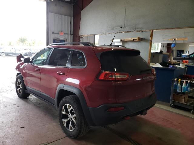 1C4PJMBS3FW716981 - 2015 JEEP CHEROKEE T RED photo 3