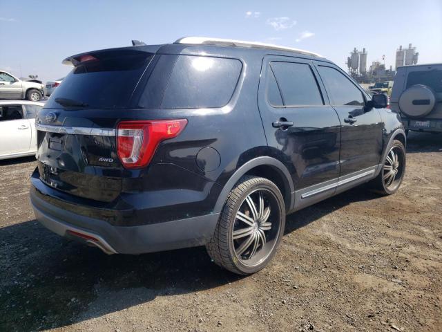 1FM5K8D89GGA85724 - 2016 FORD EXPLORER X BLACK photo 3