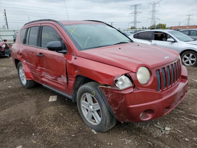1J8FF47W48D709375 - 2008 JEEP COMPASS SP RED photo 1