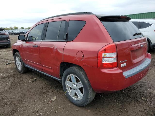 1J8FF47W48D709375 - 2008 JEEP COMPASS SP RED photo 3