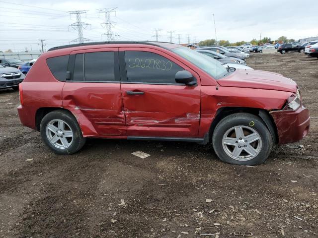 1J8FF47W48D709375 - 2008 JEEP COMPASS SP RED photo 9