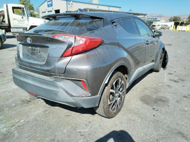 JTNKHMBX2K1014784 - 2019 TOYOTA C-HR XLE CHARCOAL photo 4