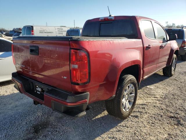 1GCGSCEN5M1125378 - 2021 CHEVROLET COLORADO L RED photo 4