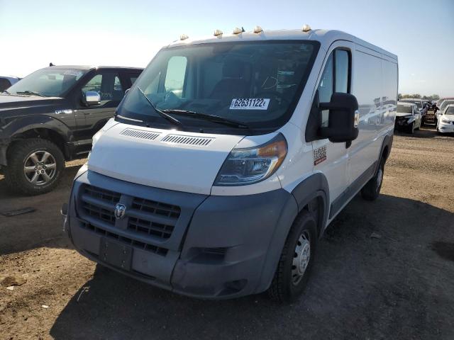 3C6TRVAG2EE105091 - 2014 RAM PROMASTER WHITE photo 2