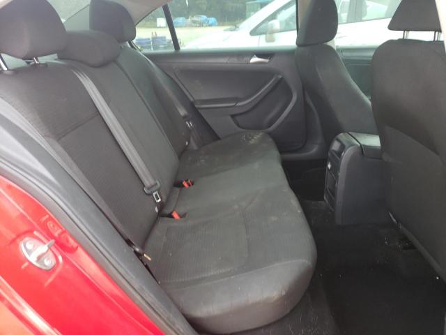 3VW2K7AJ8FM403875 - 2015 VOLKSWAGEN JETTA BASE RED photo 6