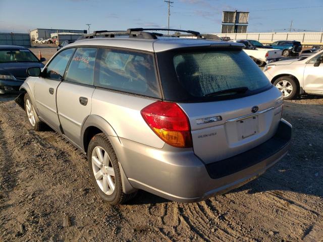 4S4BP61C477319401 - 2007 SUBARU LEGACY OUT SILVER photo 3