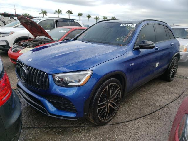 W1N0G6EB4NG084940 - 2022 MERCEDES-BENZ GLC 43 4MA BLUE photo 2