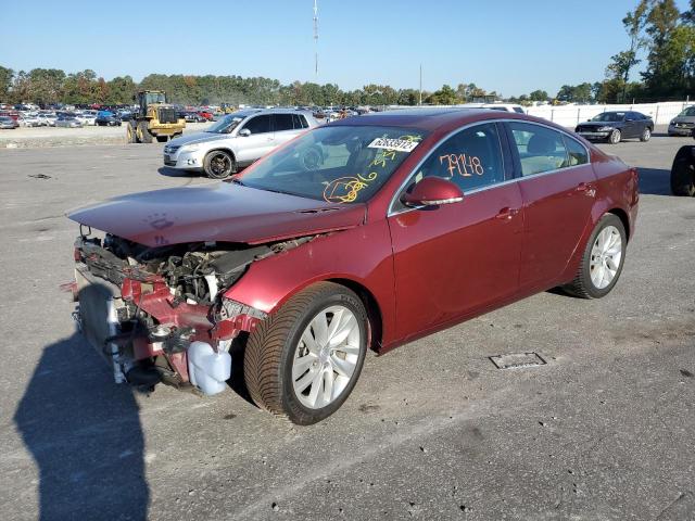 2G4GS5GX8G9185158 - 2016 BUICK REGAL PREM BURGUNDY photo 2