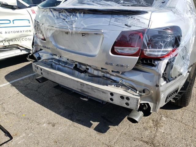 JTHBN96S865010518 - 2006 LEXUS GS 430 SILVER photo 9