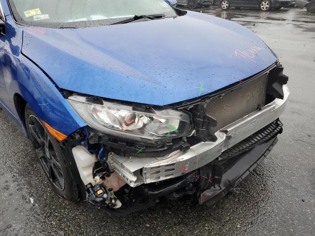 SHHFK7H73HU400743 - 2017 HONDA CIVIC EXL Mavi foto 9