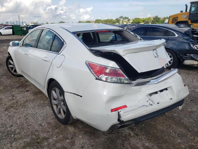 19UUA8F52EA003002 - 2014 ACURA TL TECH WHITE photo 3