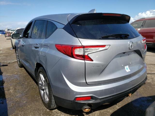 5J8TC1H78KL005994 - 2019 ACURA RDX ADVANC SILVER photo 3