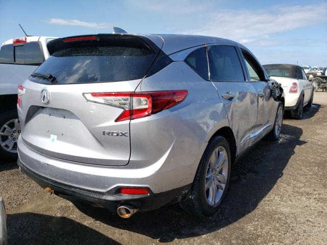 5J8TC1H78KL005994 - 2019 ACURA RDX ADVANC SILVER photo 4