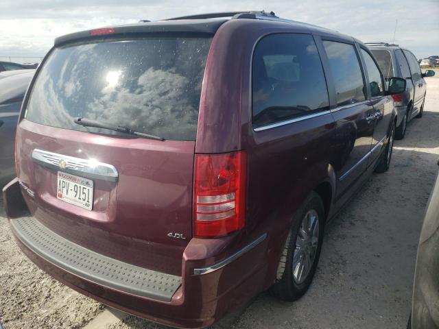 2A8HR64X18R735177 - 2008 CHRYSLER TOWN & COU BURGUNDY photo 4