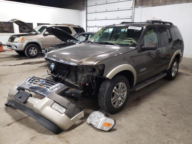 1FMEU74EX8UA97667 - 2008 FORD EXPLORER E BROWN photo 2