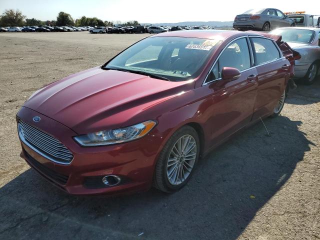 3FA6P0H98ER311228 - 2014 FORD FUSION RED photo 2