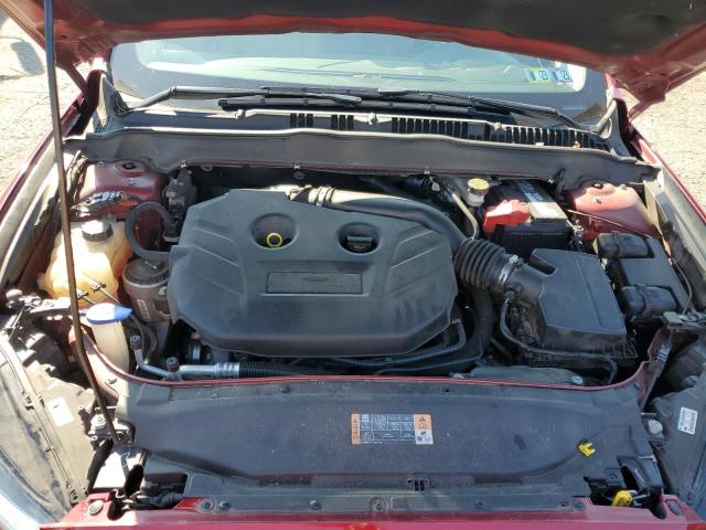 3FA6P0H98ER311228 - 2014 FORD FUSION RED photo 7