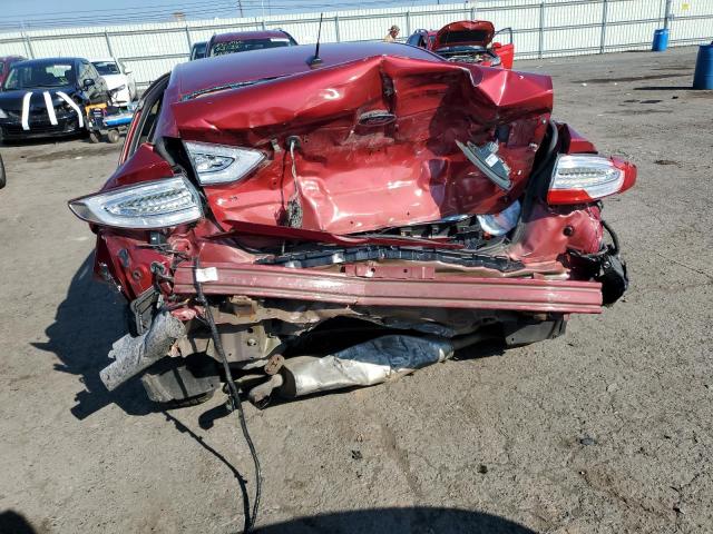 3FA6P0H98ER311228 - 2014 FORD FUSION RED photo 9