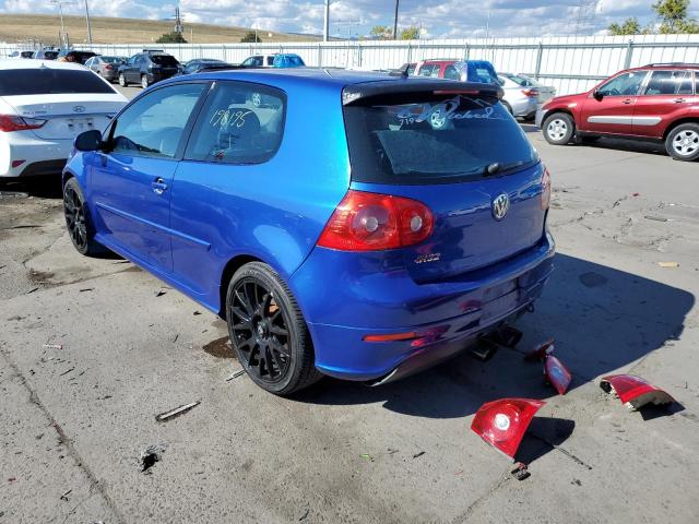 WVWKC71K68W057076 - 2008 VOLKSWAGEN R32 BLUE photo 3